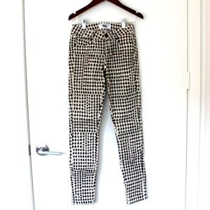 PAIGE Verdigo Harlequin Print Skiny Jeans